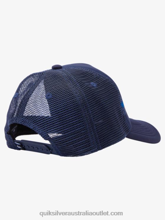 Quiksilver Boys 2-7 Buzzard Coop Trucker Hat H2N4B2204 navy blazer
