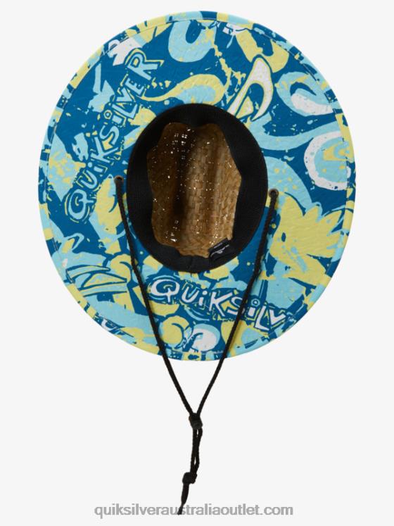 Quiksilver Boys 2-7 Outsider JB Sun Hat H2N4B2007 snorkel blue