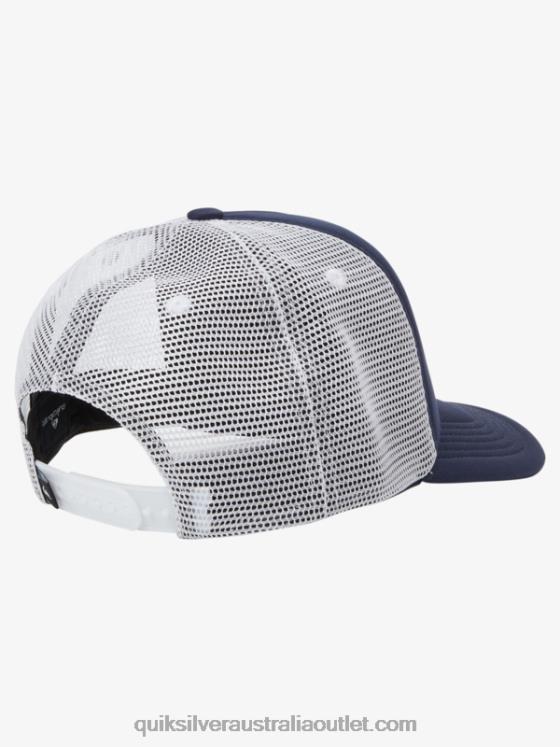 Quiksilver Boys 2-7 Sneaky Peak Trucker Hat H2N4B1892 navy blazer
