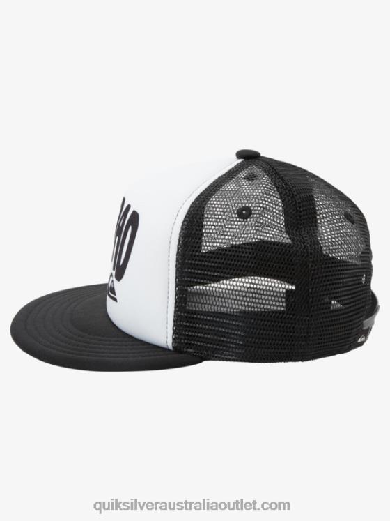 Quiksilver Boys 2-7 Town Hero Trucker Hat H2N4B2036 white
