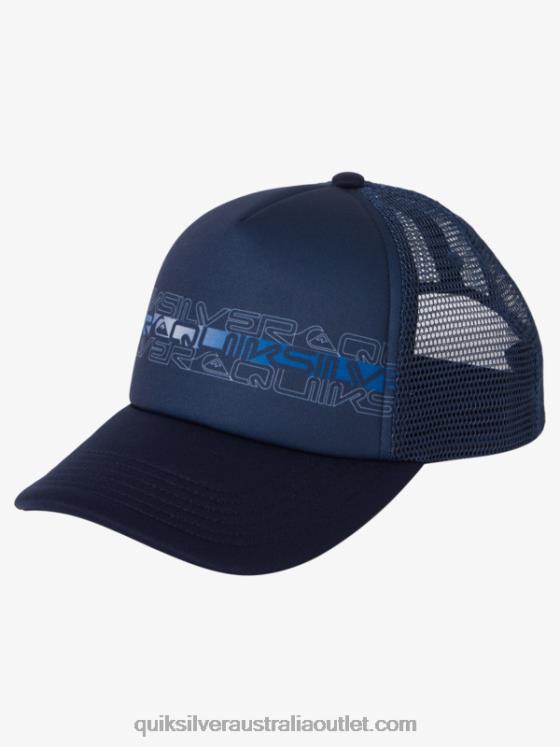 Quiksilver Boys 8-16 Buzzard Coop Trucker Hat H2N4B2043 midnight navy