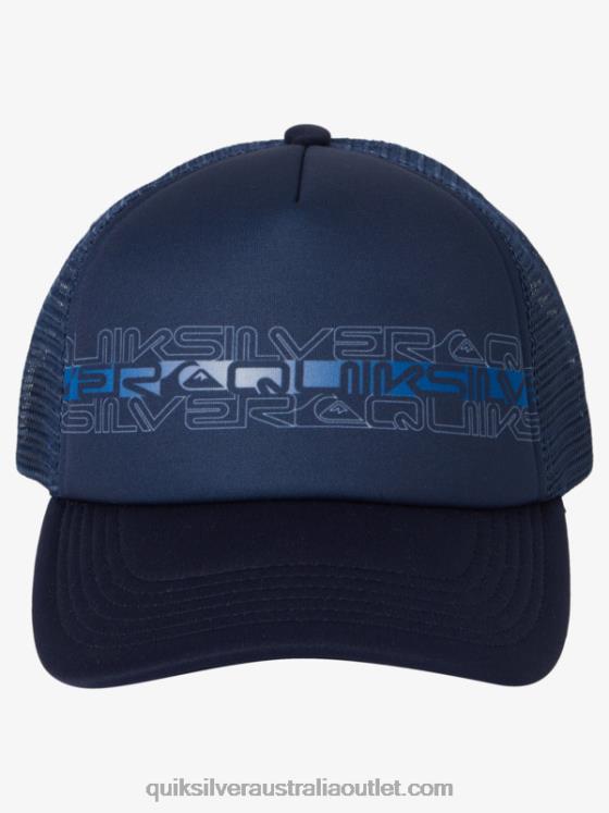 Quiksilver Boys 8-16 Buzzard Coop Trucker Hat H2N4B2043 midnight navy