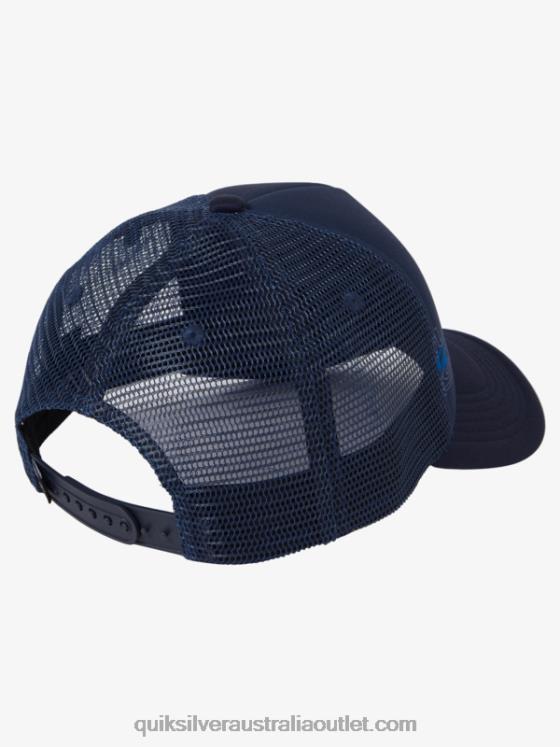 Quiksilver Boys 8-16 Buzzard Coop Trucker Hat H2N4B2043 midnight navy
