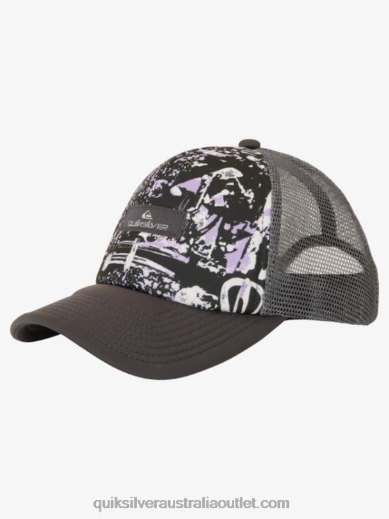 Quiksilver Boys 8-16 Magpie Coop Snapback Hat H2N4B1928 iron gate