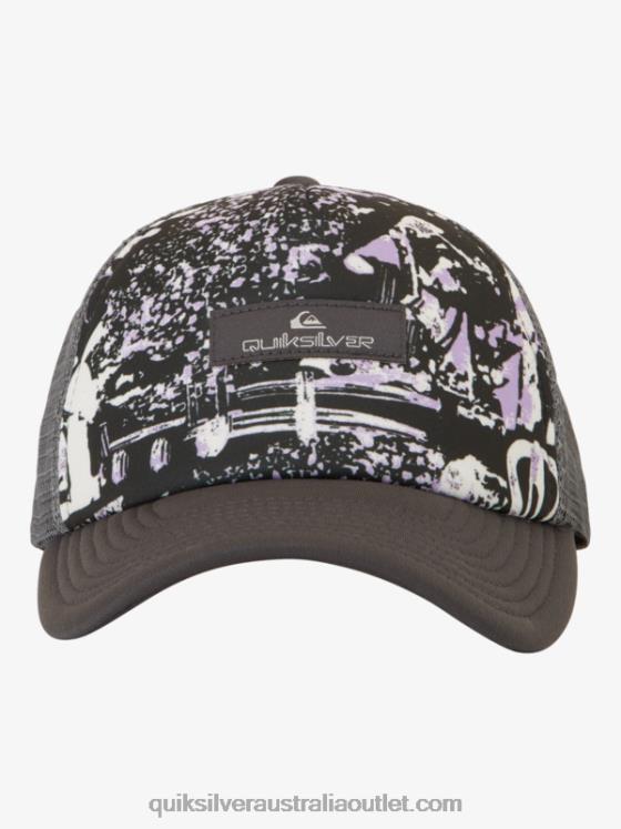 Quiksilver Boys 8-16 Magpie Coop Snapback Hat H2N4B1928 iron gate