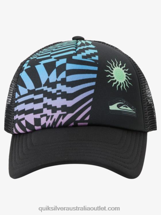 Quiksilver Boys 8-16 Magpie Coop Snapback Hat H2N4B1929 black