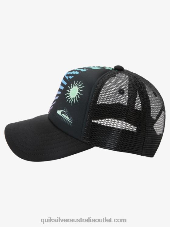 Quiksilver Boys 8-16 Magpie Coop Snapback Hat H2N4B1929 black