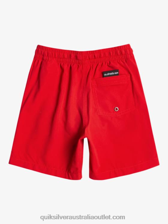 Quiksilver Boys 2-7 Everyday 13 Volleys H2N4B2004 high risk red
