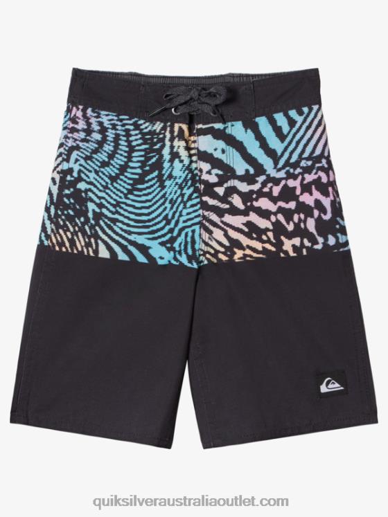Quiksilver Boys 2-7 Everyday Division 14 Boardshorts H2N4B1893 black