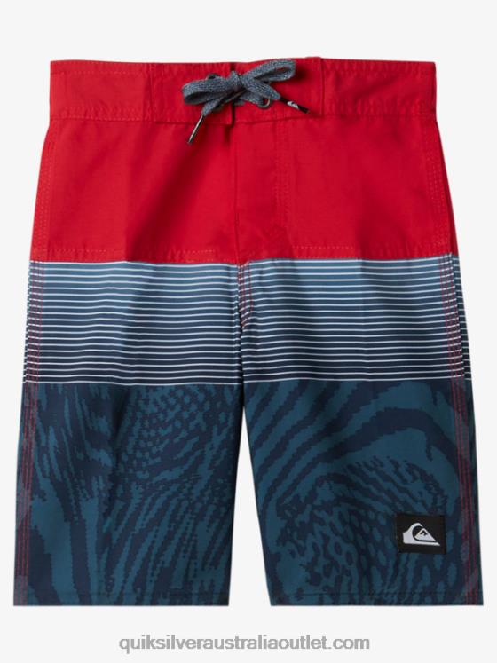 Quiksilver Boys 2-7 Everyday Panel 14 Boardshorts H2N4B1896 high risk red