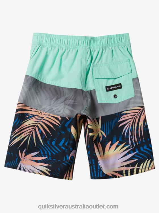 Quiksilver Boys 2-7 Everyday Panel 14 Boardshorts H2N4B1899 beach glass