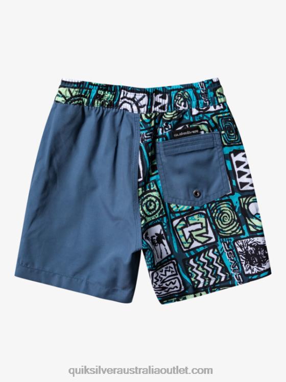 Quiksilver Boys 2-7 Next Gen 12 Volleys H2N4B2047 river blue