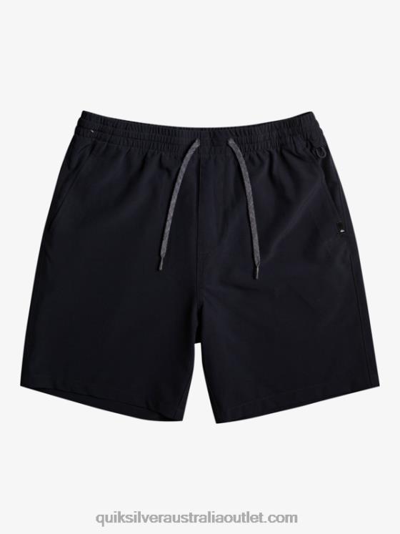 Quiksilver Boys 2-7 Ocean Elastic 14 Amphibian Boardshorts H2N4B2055 black