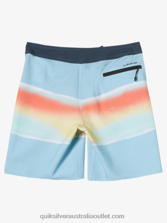 Quiksilver Boys 2-7 Surfsilk Air Brush 14 Boardshorts H2N4B2180 sky blue