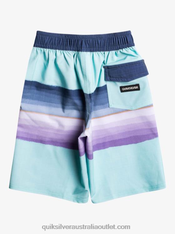 Quiksilver Boys 2-7 Surfsilk Resin Tint 14 Boardshort H2N4B2242 angel blue