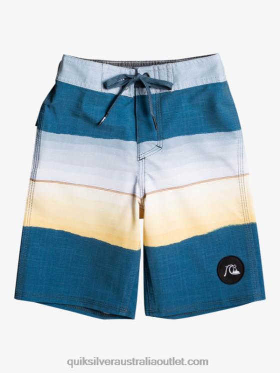 Quiksilver Boys 2-7 Surfsilk Resin Tint 14 Boardshort H2N4B2243 majolica blue