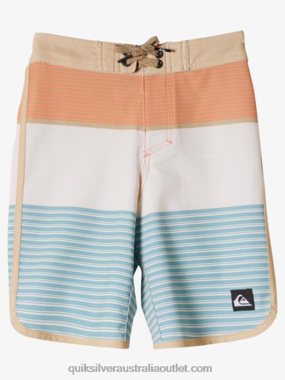 Quiksilver Boys 2-7 Surfsilk Tijuana 14 Boardshorts H2N4B1924 birch