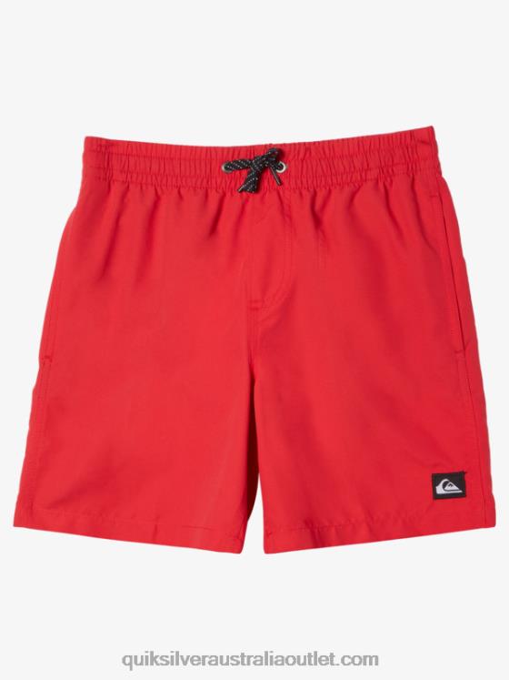 Quiksilver Boys 8-16 Everyday 15Volleys H2N4B1914 high risk red
