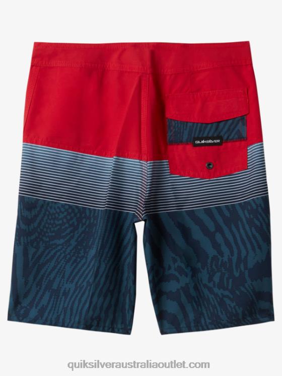 Quiksilver Boys 8-16 Everyday Panel 17 Boardshorts H2N4B1904 high risk red
