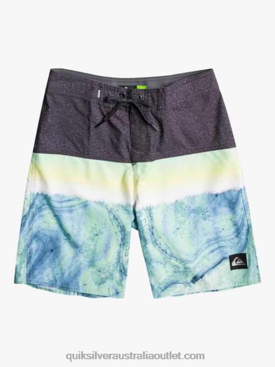 Quiksilver Boys 8-16 Everyday Panel Yth 17 Boardshort H2N4B2274 green ash