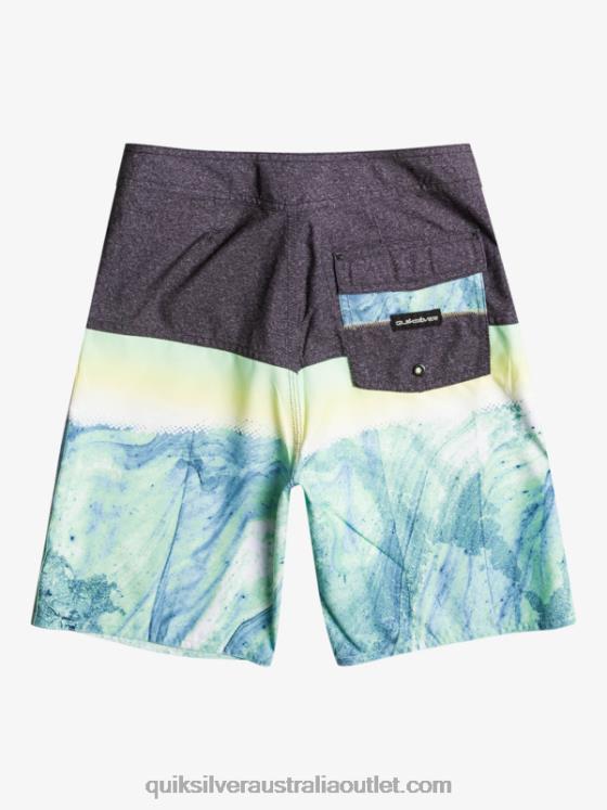 Quiksilver Boys 8-16 Everyday Panel Yth 17 Boardshort H2N4B2274 green ash