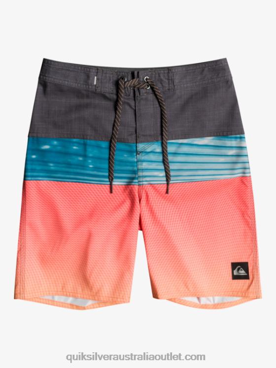 Quiksilver Boys 8-16 Everyday Panel Yth 17 Boardshort H2N4B2275 orange pop