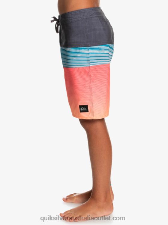 Quiksilver Boys 8-16 Everyday Panel Yth 17 Boardshort H2N4B2275 orange pop