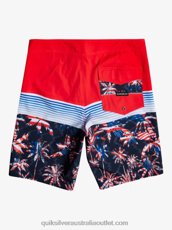 Quiksilver Boys 8-16 Everyday Panel Yth 17 Boardshort H2N4B2276 high risk red
