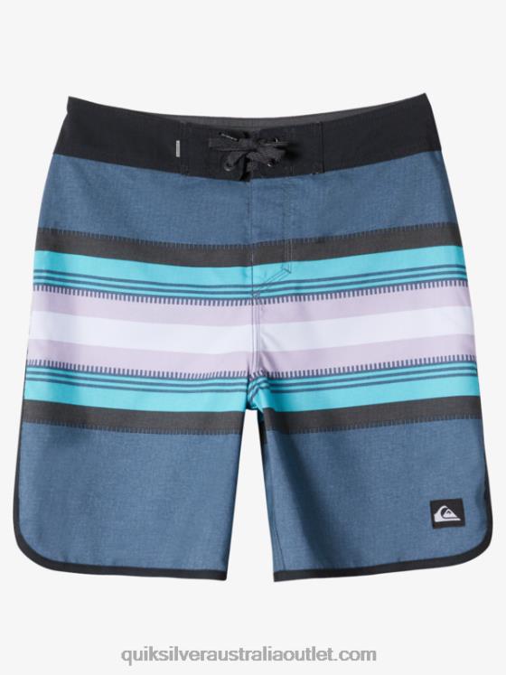 Quiksilver Boys 8-16 Everyday Scallop 17 Boardshorts H2N4B1902 bering sea