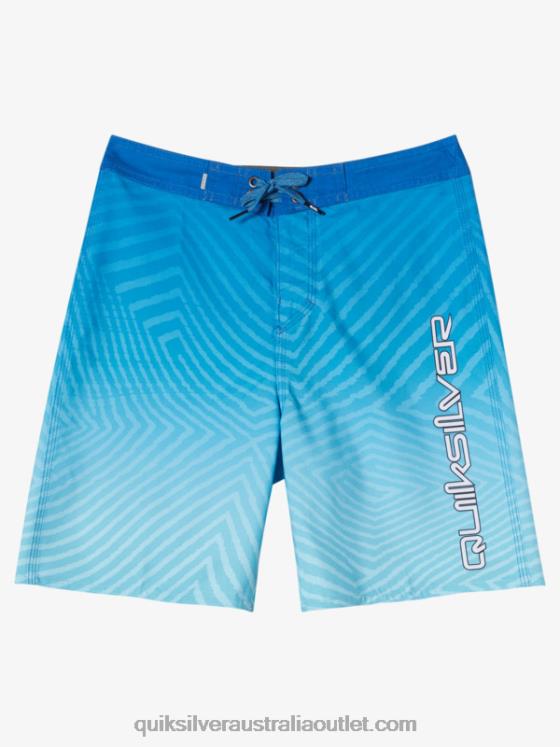Quiksilver Boys 8-16 Everyday Warp Fade 17 Boardshorts H2N4B2165 snorkel blue
