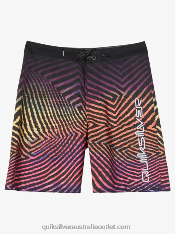 Quiksilver Boys 8-16 Everyday Warp Fade 17 Boardshorts H2N4B2166 tarmac