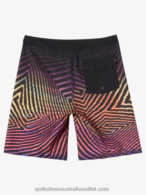 Quiksilver Boys 8-16 Everyday Warp Fade 17 Boardshorts H2N4B2166 tarmac