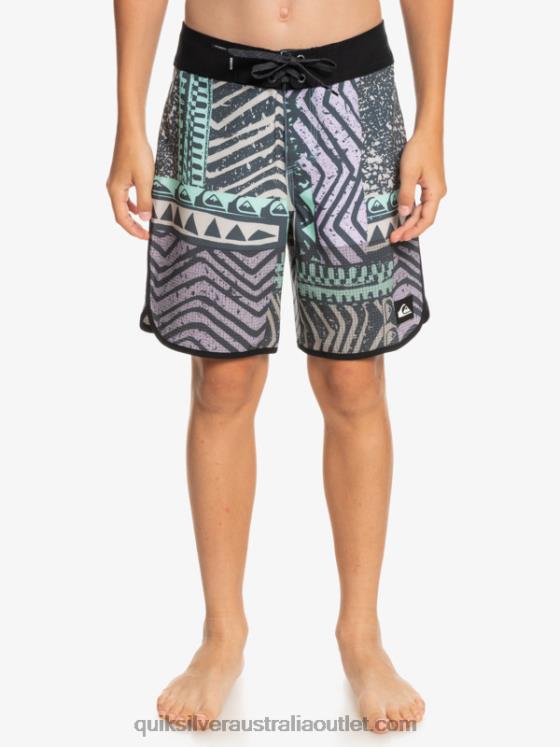 Quiksilver Boys 8-16 Highlite Scallop 16 Boardshorts H2N4B2147 midnight navy