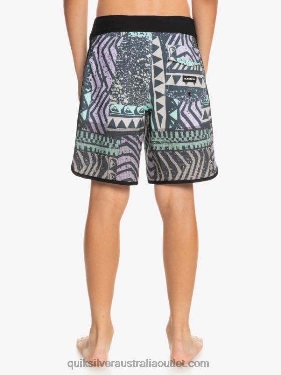 Quiksilver Boys 8-16 Highlite Scallop 16 Boardshorts H2N4B2147 midnight navy