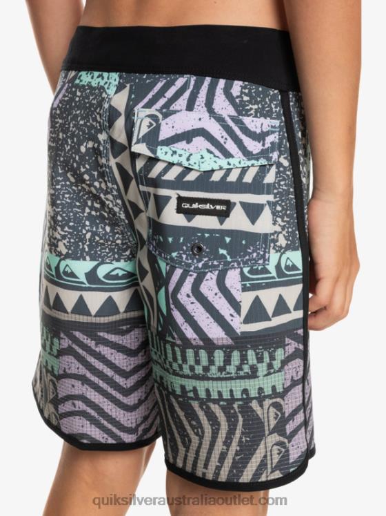 Quiksilver Boys 8-16 Highlite Scallop 16 Boardshorts H2N4B2147 midnight navy