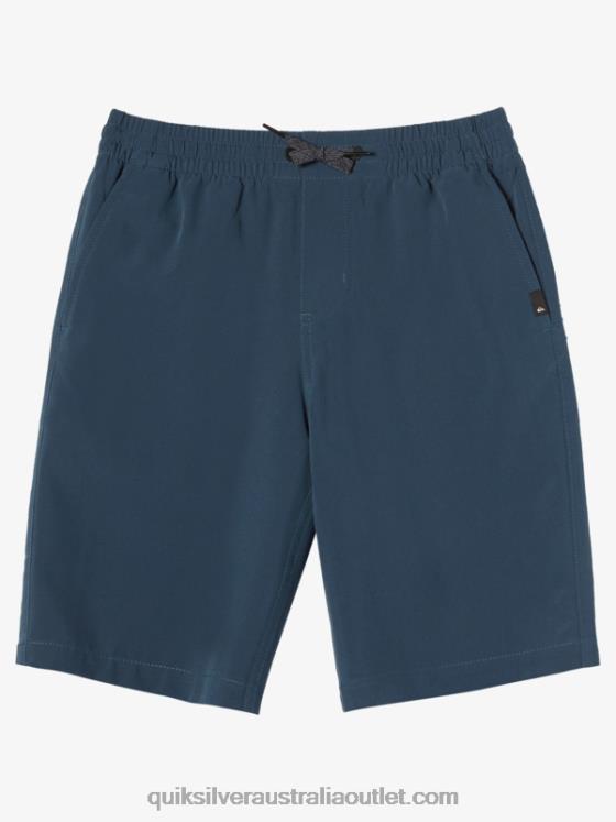Quiksilver Boys 8-16 Ocean Elastic 18 Amphibian Boardshorts H2N4B2067 midnight navy