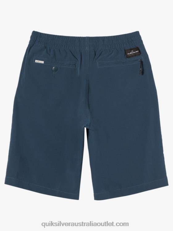 Quiksilver Boys 8-16 Ocean Elastic 18 Amphibian Boardshorts H2N4B2067 midnight navy