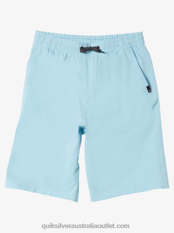 Quiksilver Boys 8-16 Ocean Elastic 18 Amphibian Boardshorts H2N4B2068 sky blue
