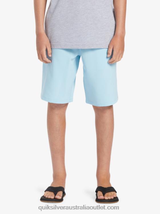 Quiksilver Boys 8-16 Ocean Elastic 18 Amphibian Boardshorts H2N4B2068 sky blue