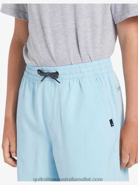 Quiksilver Boys 8-16 Ocean Elastic 18 Amphibian Boardshorts H2N4B2068 sky blue
