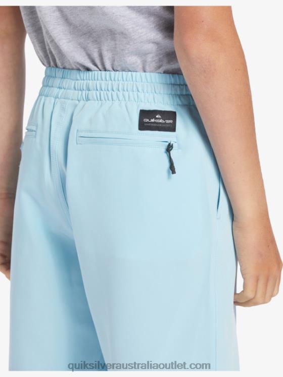 Quiksilver Boys 8-16 Ocean Elastic 18 Amphibian Boardshorts H2N4B2068 sky blue