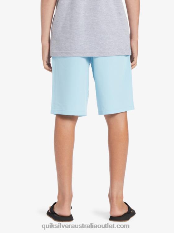 Quiksilver Boys 8-16 Ocean Elastic 18 Amphibian Boardshorts H2N4B2068 sky blue