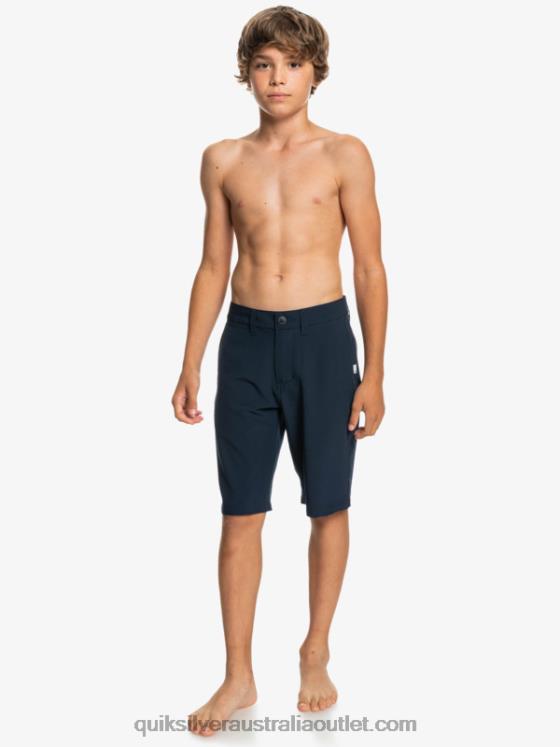 Quiksilver Boys 8-16 Ocean Union 19 Amphibian Boardshorts H2N4B1934 navy blazer