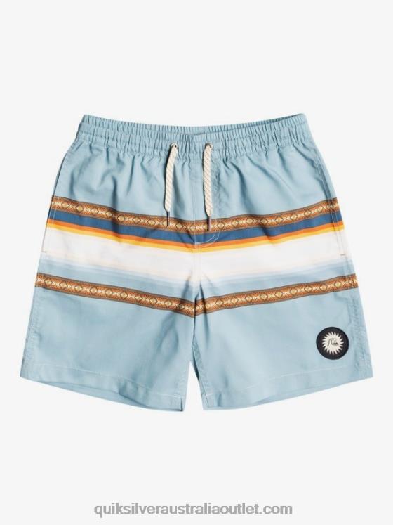 Quiksilver Boys 8-16 Sun Faded 15 Recycled Volleys H2N4B2320 citadel blue