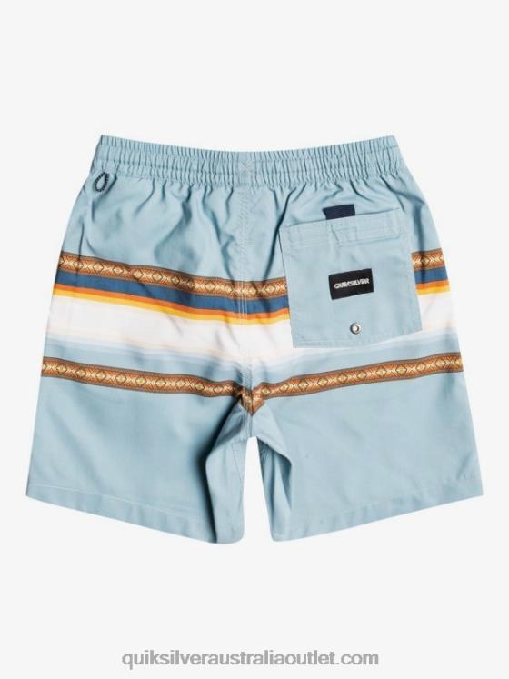 Quiksilver Boys 8-16 Sun Faded 15 Recycled Volleys H2N4B2320 citadel blue