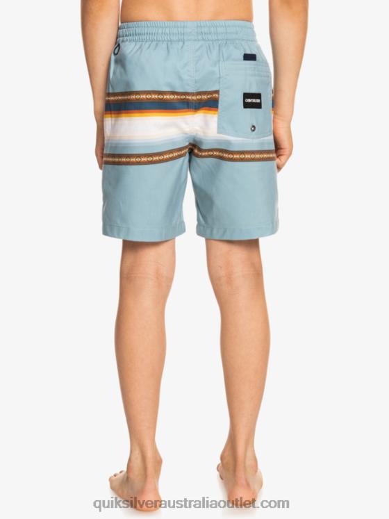 Quiksilver Boys 8-16 Sun Faded 15 Recycled Volleys H2N4B2320 citadel blue