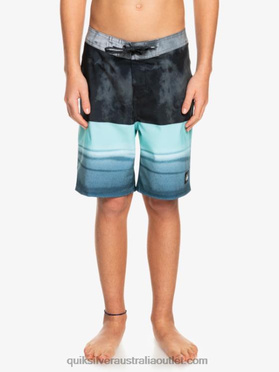 Quiksilver Boys 8-16 SurfSilk Five-0 17 Boardshorts H2N4B2298 black