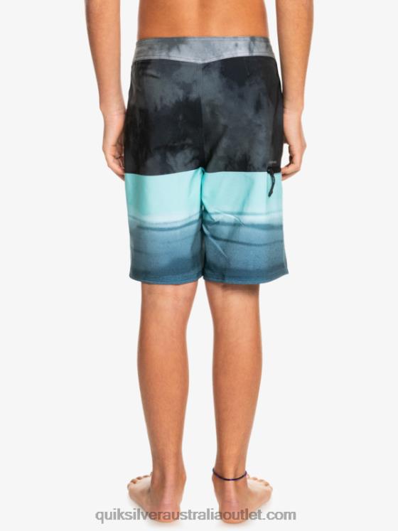 Quiksilver Boys 8-16 SurfSilk Five-0 17 Boardshorts H2N4B2298 black