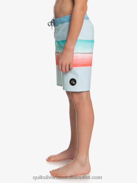 Quiksilver Boys 8-16 SurfSilk Resin Tint 17 Boardshorts H2N4B2300 insignia blue