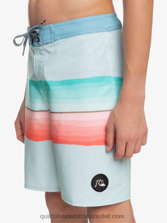 Quiksilver Boys 8-16 SurfSilk Resin Tint 17 Boardshorts H2N4B2300 insignia blue